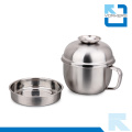 Fashionable 201 Stainless Steel Snack Bowl with Lid